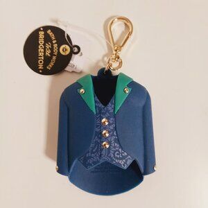 Bath & Body Works Bridgerton Blue Blazer Coat Pocket Bac Holder Keychain